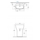 Свободностояща Монолитна Мивка 60х40см. VANITY BASINS